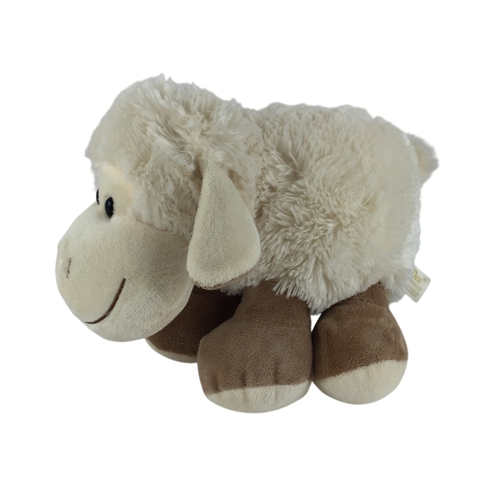 Dan Dee Collectors Choice Plush Lamb 12" Cream‎ Brown Sheep Stuffed Animal 2012